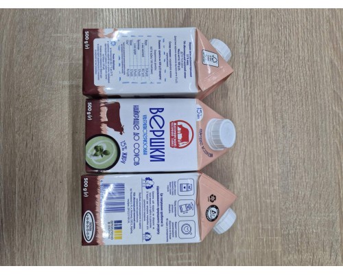 Вершки ЖМЗ 15% 0.5л 18шт/уп