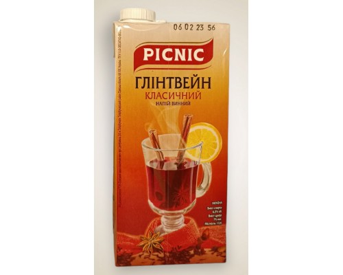 Глінтвейн  класс  Picnic  1.0л  12шт/ящ