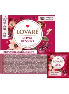 Чай Lovare  Королевський десерт пакетований 50шт /уп   10/ящ