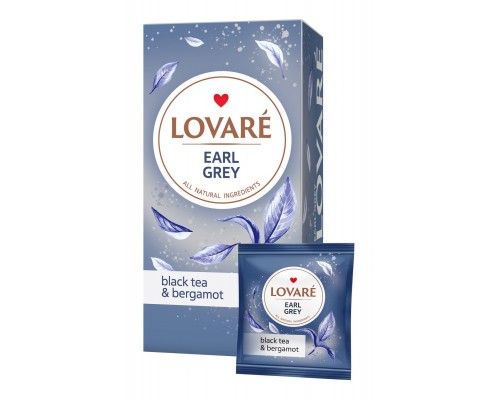 Чай Тм Lovare Earl Grey 24пак   12шт/ящ