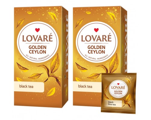 Чай Тм Lovare Golden Ceylon 24пак   12шт/ящ