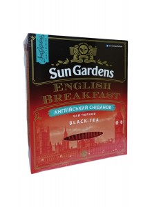 Чай Sun Gardens 100пак чорний Англійський сніданок