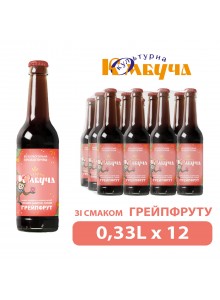 Комбуча Культурна Грейпфрут 0.33л   12шт/ящ