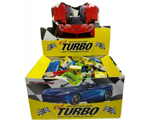 Жуйка Turbo блок чорний 100шт