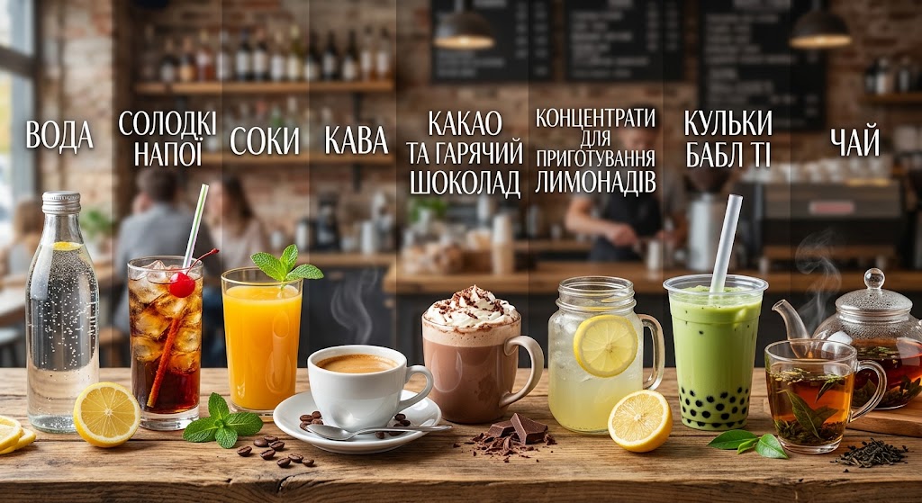 Гарячі та холодні напої